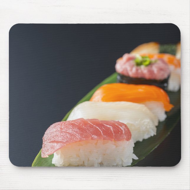 Minimalist Sushi Flow – Elegant Japanese Mouse Pad (Frente)