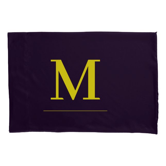 Minimalist yellow elegant sophisticated monogram (Frente)