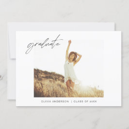 Minimalista de Foto de Anúncio de Formando de Grad