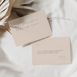 Mínimalista, Desça O Cartão De Proposta Da Aisle