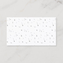 Minimalista Elegância Floral | Cartões de Visita P