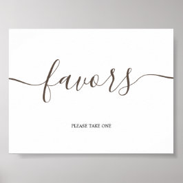 Minimalista estético moderno favorece Poster