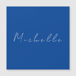 Minimalista Moderno Azul Manuscrito Tendencial