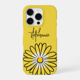 Minimalista Moderno Elegante Flor de Margarida e t