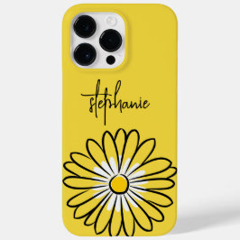 Minimalista Moderno Flor de Margarida e texto eleg