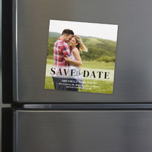 Minimalista Salvar a Foto do Vellum de Data   Magn