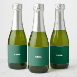 Minimalista texto personalizado negrito verde