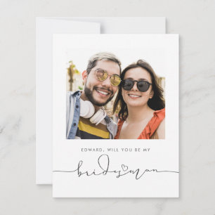 Mínimo Bonito Você Será Minha Foto De Bridesman