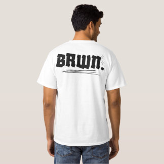 Mínimo BRWN. Declaração T-Shirt - Ruas Urbanas Neg