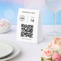 Mínimo Código QR de Número de Mesa para Encomenda 