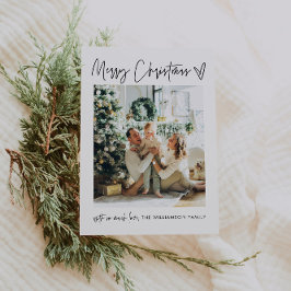 Mínimo de Cartão de Férias Moderno Feliz Natal