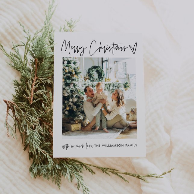 Mínimo de Cartão de Férias Moderno Feliz Natal (Criador carregado)