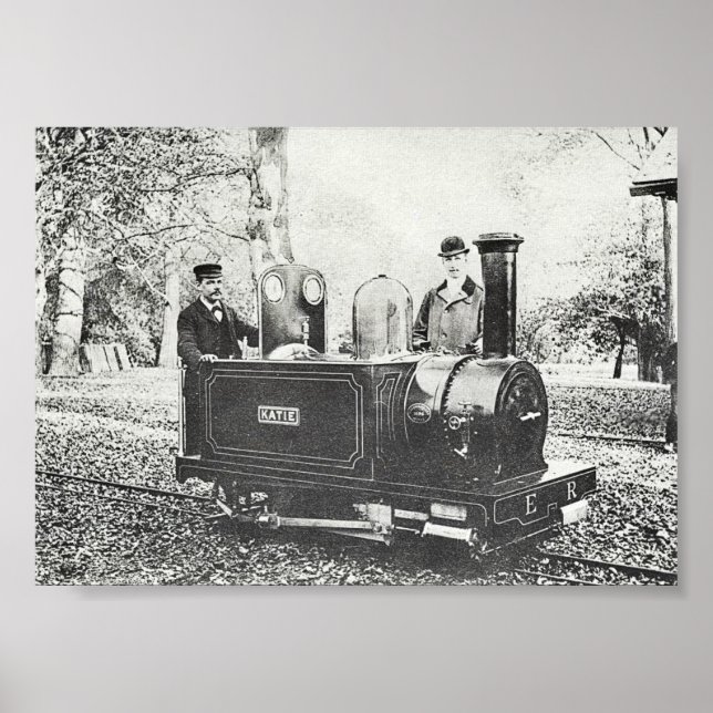 Mínimo de Gage Engine Eaton 1896 Poster vitoriano (Frente)