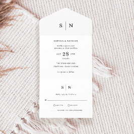 Mínimo e Chic | Casamento Negro e Branco