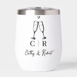 Mínimo e Chic da Marca Personalizada | Casamento