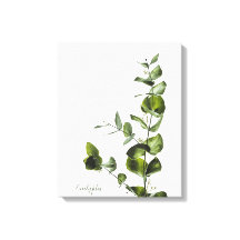 Mínimo Elegante Eucalyptus Canvas Impressão