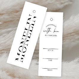 Mínimo - Etiqueta de preço simples de vestuário pr