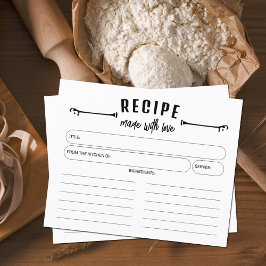 Mínimo Feito Com Cartão De Receita De Amor