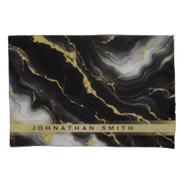 Mínimo Mínimo Personalista Dourado Marble Preto