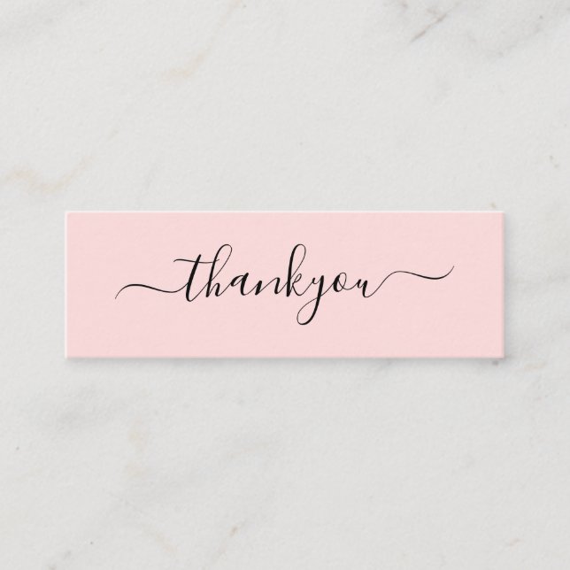 Mínimo Moderno Obrigado Pela Inserção Do Pedido (Frente)