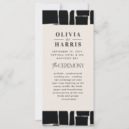 Mínimo ousado gráfico preto e branco moderno