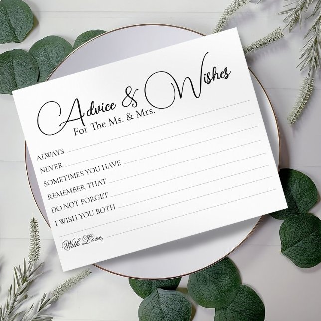 Mínimo - Simples Conselho de Casamento Deseja Cart (Criador carregado)