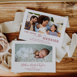 Mínimo Vermelho Mais O Anúncio De Nascimento Merri