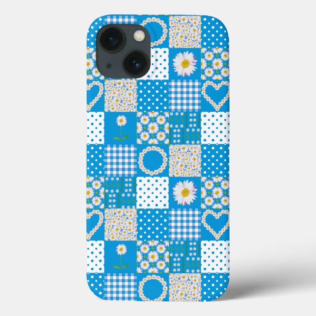 MiniPad Retina Case Daisy Chains, Faux Patchwork (Verso)