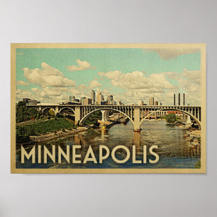Minneapolis Poster Art Minnesota