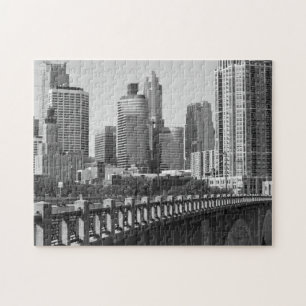 Minneapolis Skyline em Quebra-cabeça de Verão de