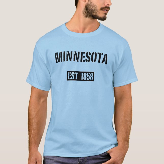 Minnesota Est 1858 T-Shirt (Frente)