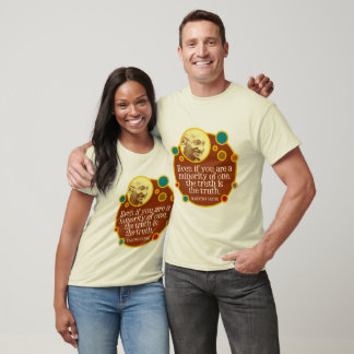 Minoria de uma camiseta de citação Gandhi