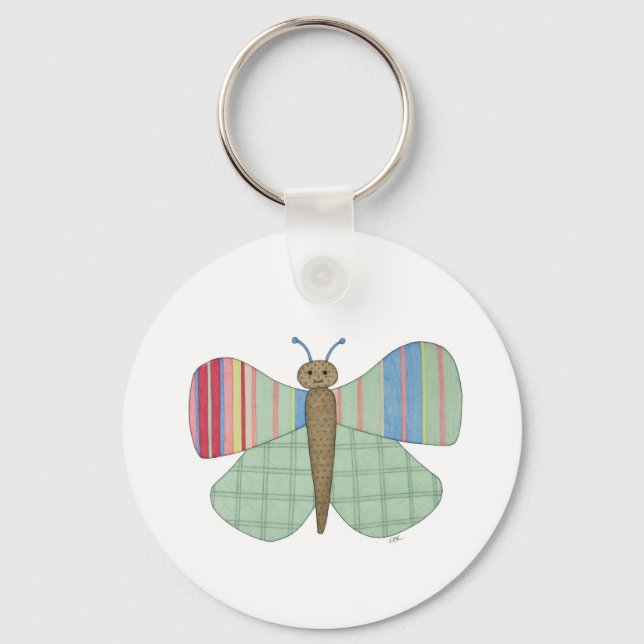 Mint Butterfly Chaveiro (Frente)