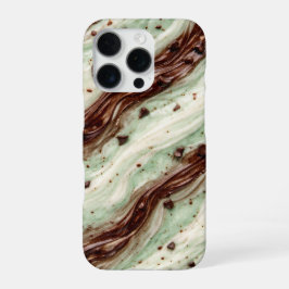 Mint Chocolate Chip Milkshake Marble Design