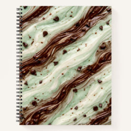 Mint Chocolate Chip Milkshake Marble Design