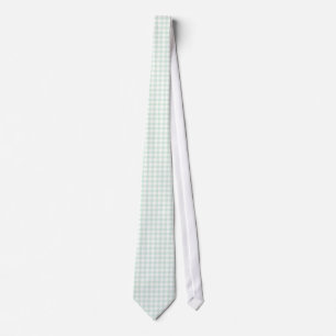 Mint Green Gingham - Gravatas De Padrão Para Home