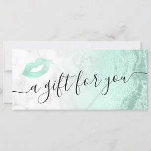 Mint green glitter lábios marble makeup artista