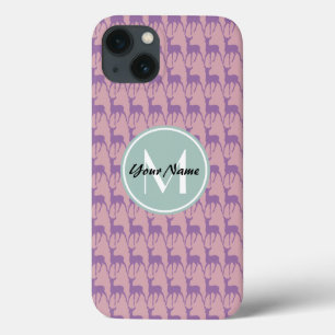 Mint Monograma Lilac e Cervejas Rosa Personalizada