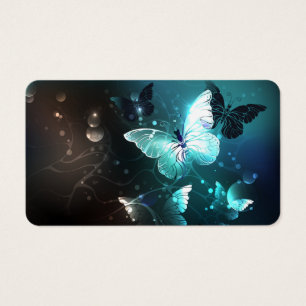 Mint Night Butterflies