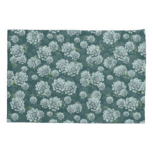 Mint Rosette Suculenta Repetir Impressão no Pine V