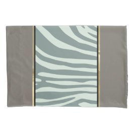 Mint verde, creme e impressão em zebra preta