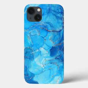 Minúscula azul com brilho de água iPhone / iPad