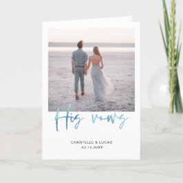 Minúsculo Oceano Azul Seu Cartão De Voto