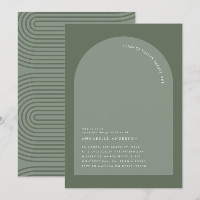 Minúsculo sábio boêmico moderno, geométrico (Frente/Verso)