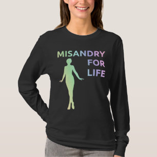 "Misandry para camisa da vida"