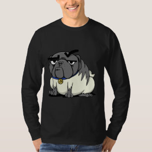 Miserável Mister Max, Pug Clássico T-Shirt 876