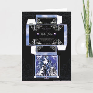 "Misha" Caixa de Presente Cartão Borboleta Fada