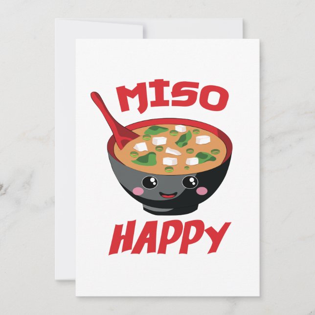 Miso Happy Funny Comida Kawaii (Frente)