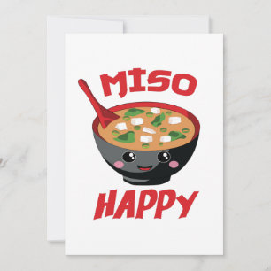 Miso Happy Funny Comida Kawaii