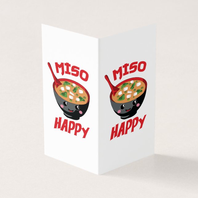 Miso Happy Funny Comida Kawaii (Exterior)